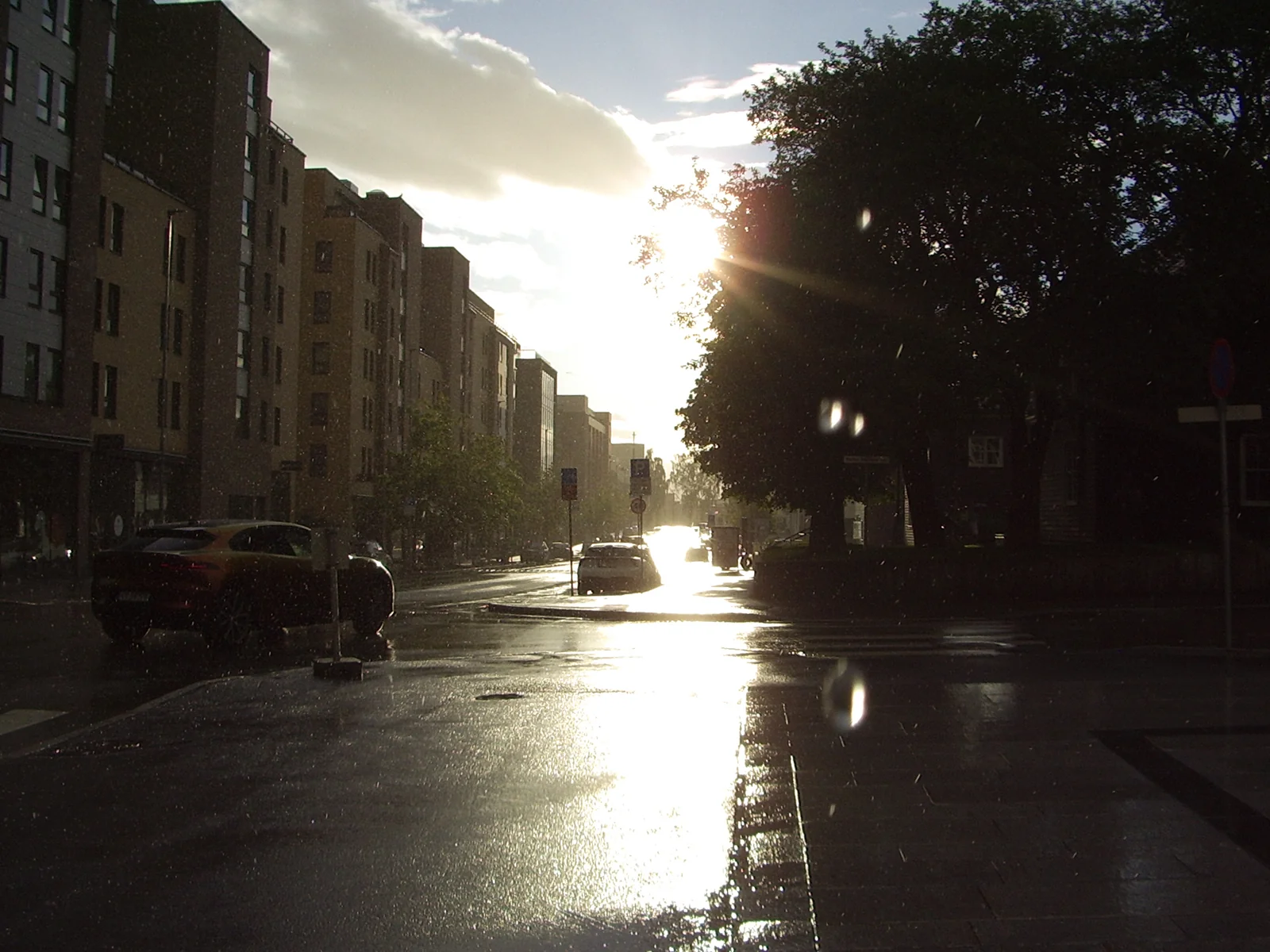 Rainy Golden Hour - Løren