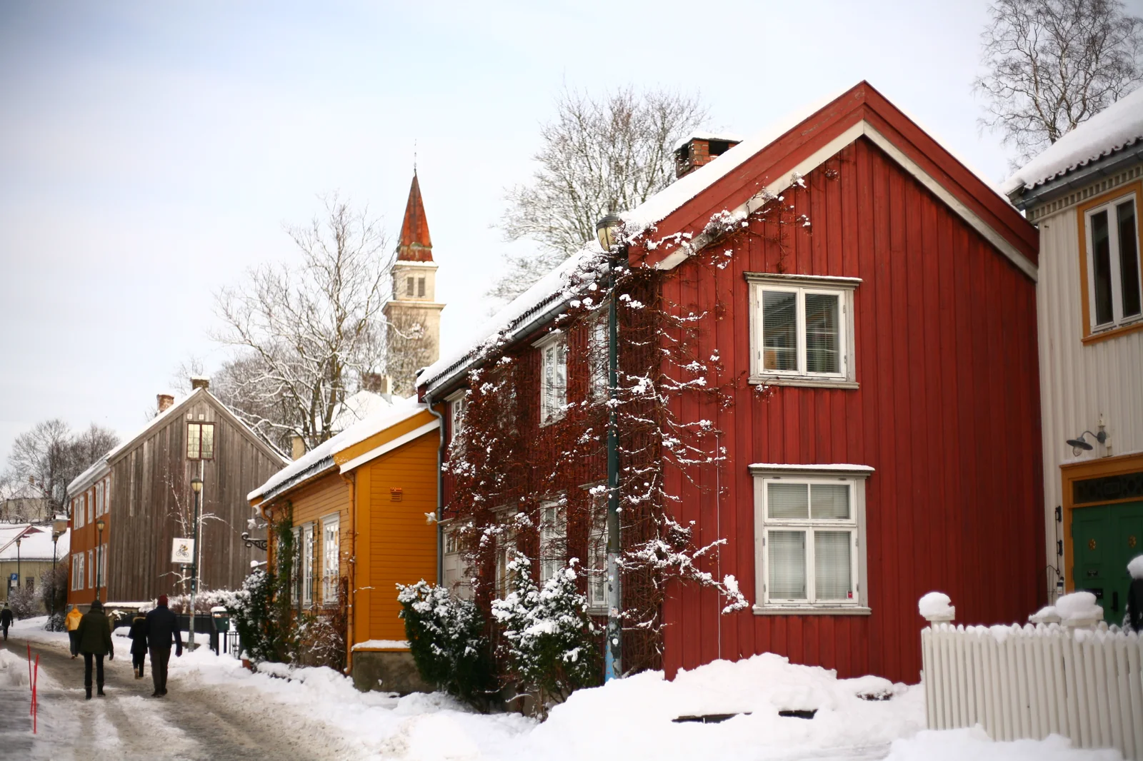 Snowy Bakklandet - Trondheim