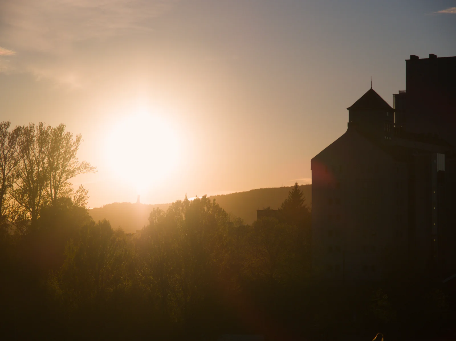 Sunset from Sinsenparken